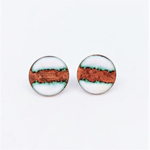 Charger l'image dans la galerie, Boucles d'oreilles <em>Seafoam Circle</em>