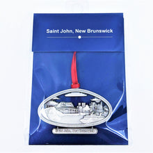 Load image into Gallery viewer, Uptown Saint John Pewter Ornament