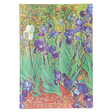Charger l'image dans la galerie, Grand carnet de croquis non ligné <em>Iris de Van Gogh</em>