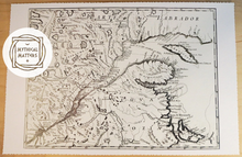 Charger l'image dans la galerie, Carte ancienne Nouveau-Brunswick, Canada (Medium)