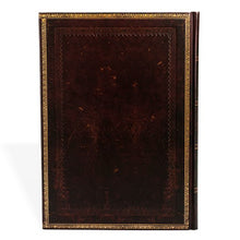 Load image into Gallery viewer, Black Moroccan - Grande Unlined Wrap Journal
