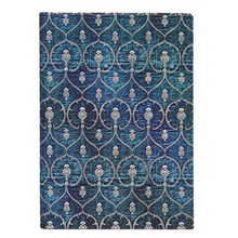 Charger l'image dans la galerie, Carnet Midi non ligné <em>Velours bleu</em>