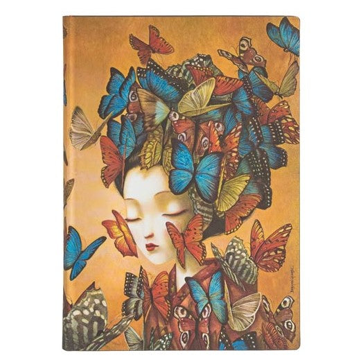Madame Butterfly - Midi Lined Flexis Journal