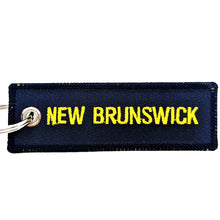 Load image into Gallery viewer, New Brunswick Embroidered Keychain
