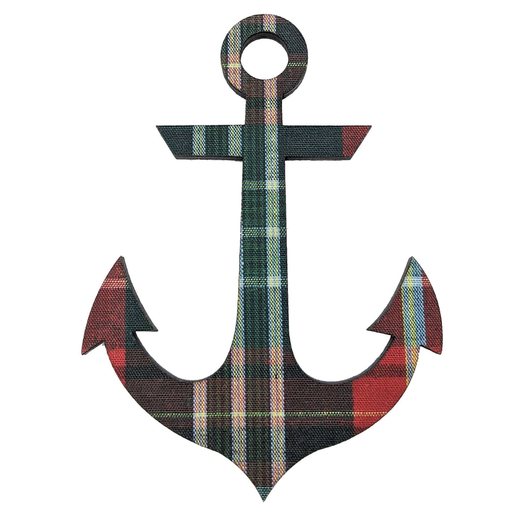 New Brunswick Tartan Anchor Magnet