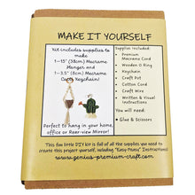 Charger l'image dans la galerie, <em>Kit de porte-plante macramé et cactus </em>