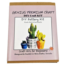 Load image into Gallery viewer, Cacti &amp; Pots Pottery Kit
