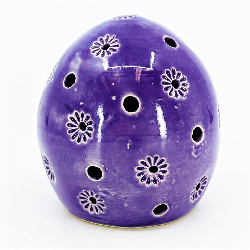 Egg Votive (Purple)