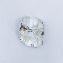 Load image into Gallery viewer, Textured Silver Adjustable Ring
