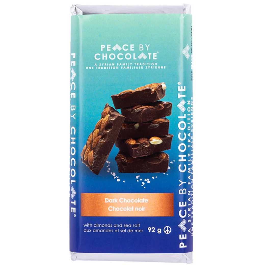 Almonds & Sea Salt Dark Chocolate Bar