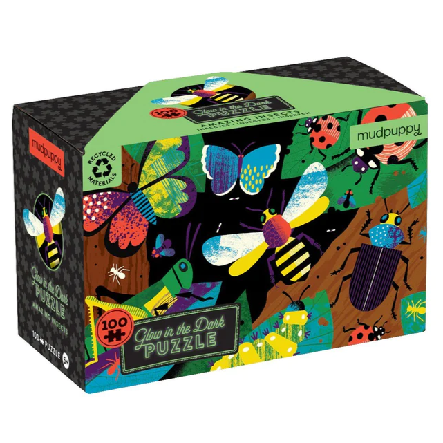 Amazing Insects - Glow in the Dark Puzzle