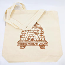 Load image into Gallery viewer, Bee Skep Tote Bag
