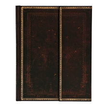 Load image into Gallery viewer, Black Moroccan – Ultra Lined Wrap Journal
