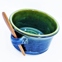 Load image into Gallery viewer, Blue/Green Dip Bowl
