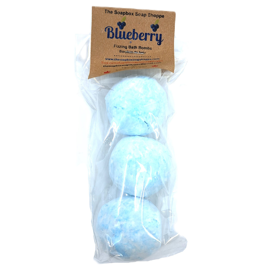 Blueberry Bath Bombs (3 Pack)