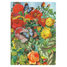 Charger l&#39;image dans la galerie, Carnet midi ligné &lt;em&gt;Jardin aux papillons&lt;/em&gt;
