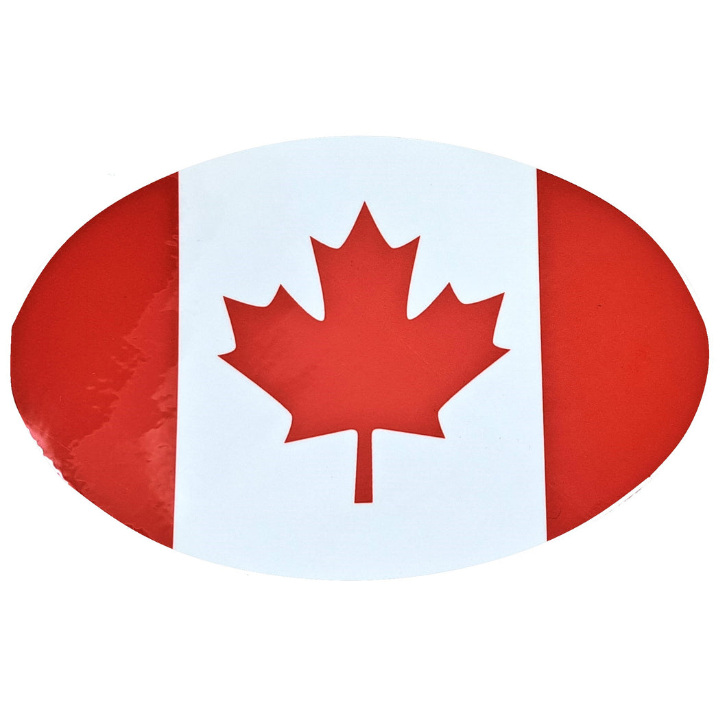 Autocollant drapeau du Canada