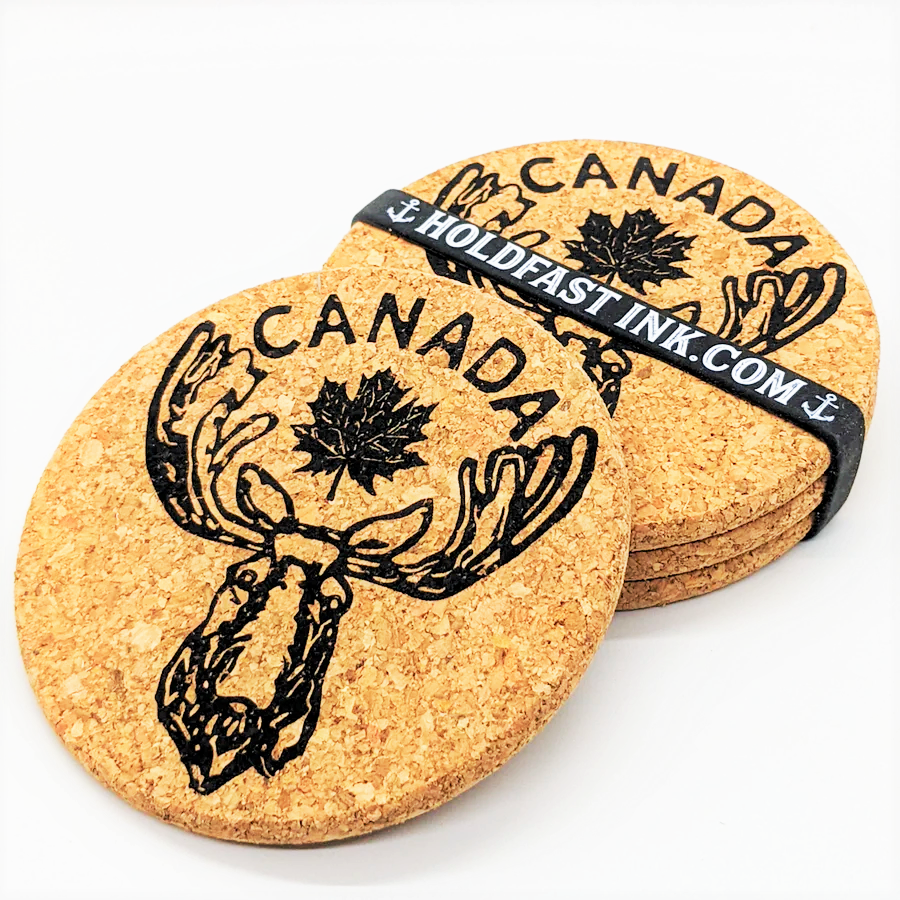 Canada Moose Coaster Set