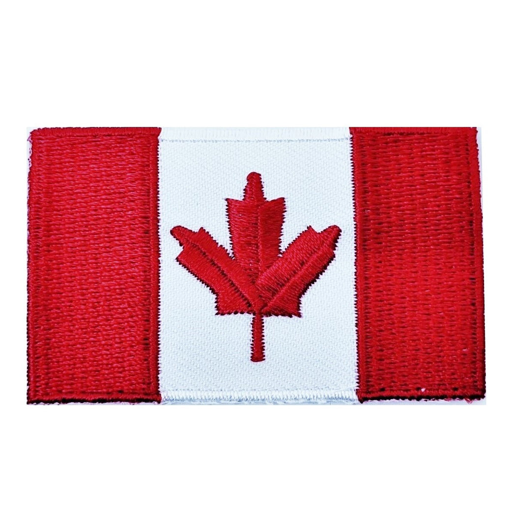 Small Canadian Flag Patch