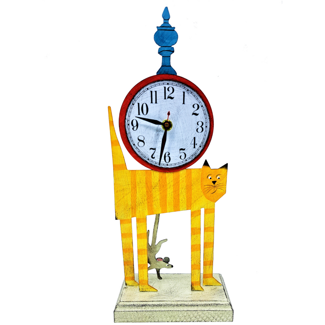 Cat 'n Mouse Pendulum Clock