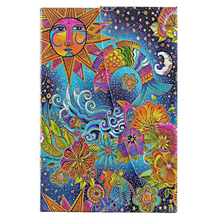 Load image into Gallery viewer, Celestial Magic - Mini Lined Wrap Journal
