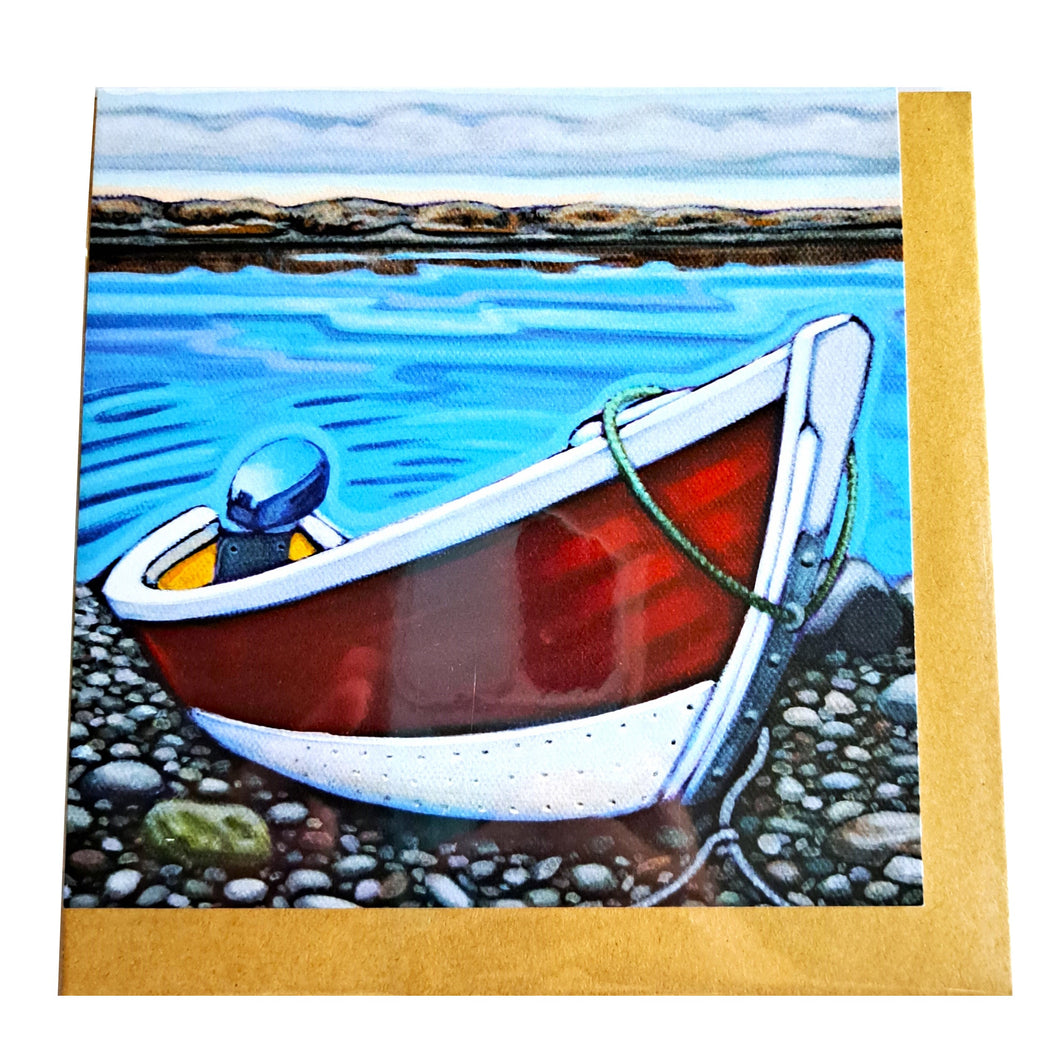 Dark Harbour Dory Notecard