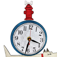 Charger l&#39;image dans la galerie, Horloge avec pendule &lt;em&gt;Dog Bone &lt;/em&gt;
