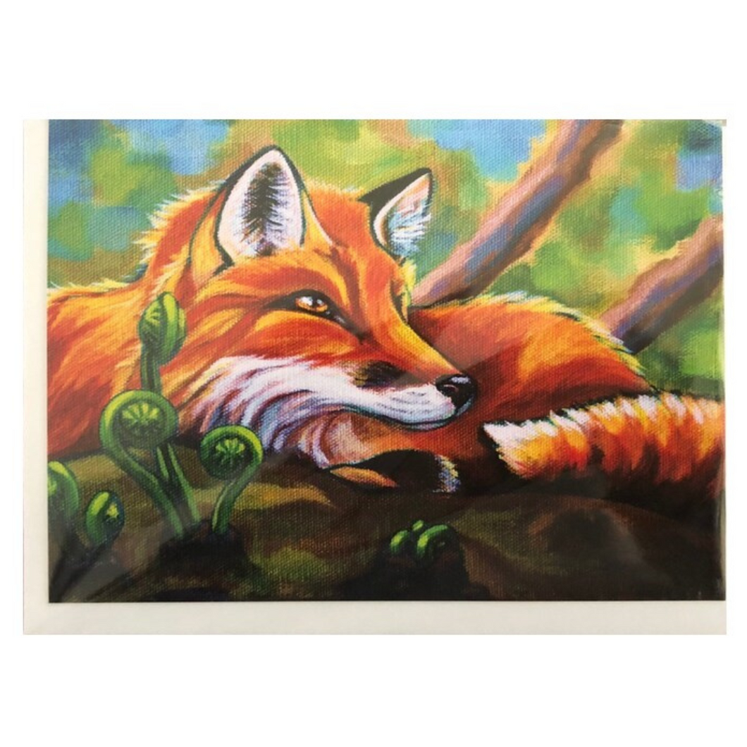 Carte <em>Fiddlehead Fox</em>