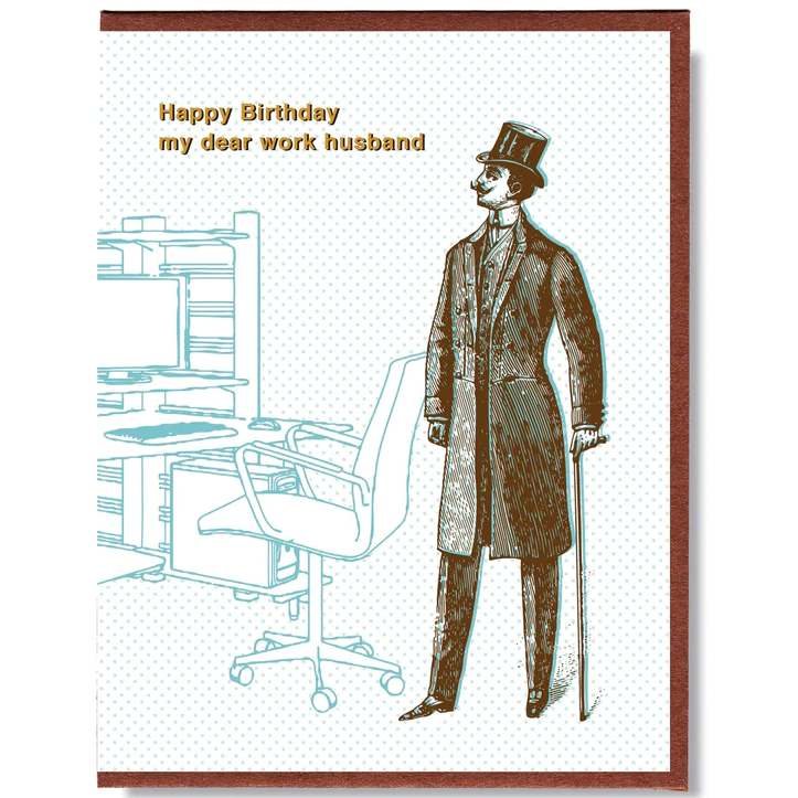 Carte <em>Happy Birthday – Work Husband</em>