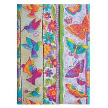 Load image into Gallery viewer, Hummingbirds &amp; Flutterbyes - Midi Unlined Wrap Journal
