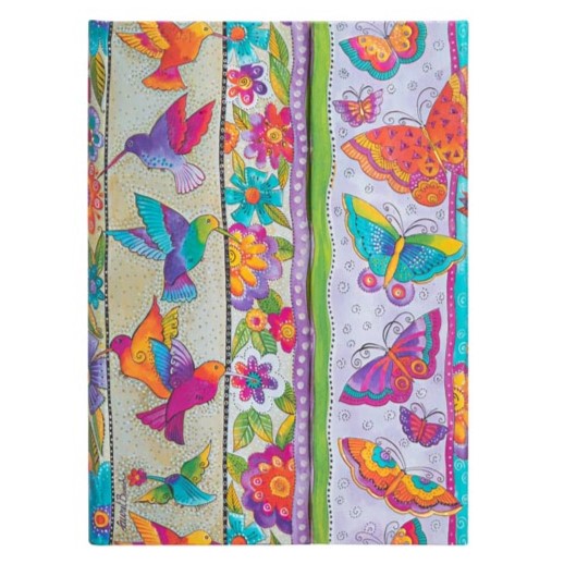 Hummingbirds & Flutterbyes - Midi Unlined Wrap Journal