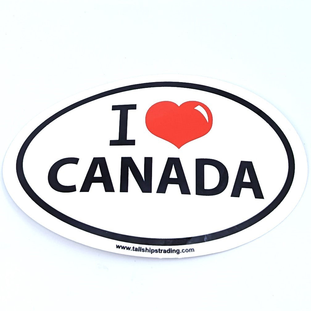 Autocollant <em>I ♥ CANADA</em>