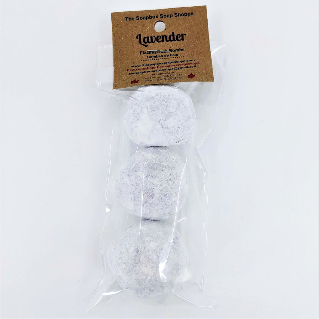 Lavender Bath Bombs (3 Pack)