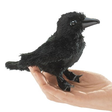 Marionnette mini corbeau