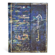 Load image into Gallery viewer, Monet (Water Lilies), Letter to Morisot - Ultra Unlined Wrap Journal
