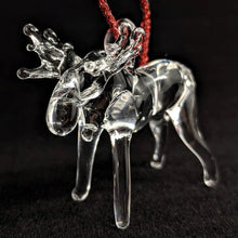 Load image into Gallery viewer, Glass Moose Ornament
