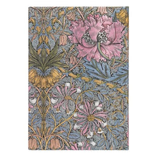 Charger l&#39;image dans la galerie, Carnet midi non ligné &lt;em&gt;Morris chèvrefeuille rose&lt;/em&gt;
