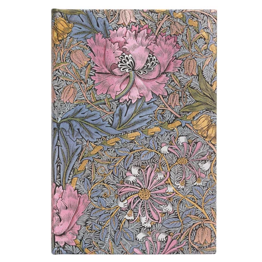 Mini carnet ligné <em>Morris chèvrefeuille rose</em>