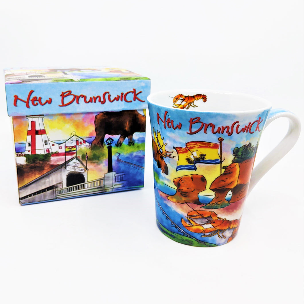 New Brunswick Watercolour Mug & Box