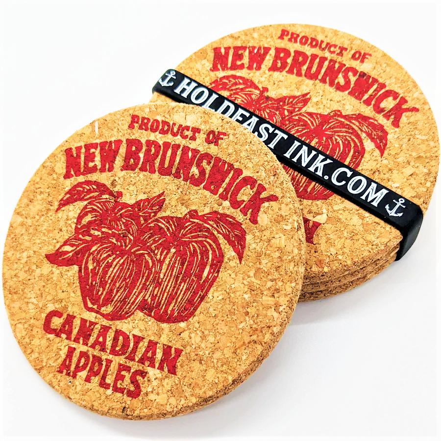 New Brunswick Apples Coaster Set