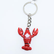 Load image into Gallery viewer, Metal Lobster Keychain
