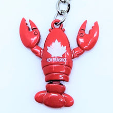 Load image into Gallery viewer, Metal Lobster Keychain
