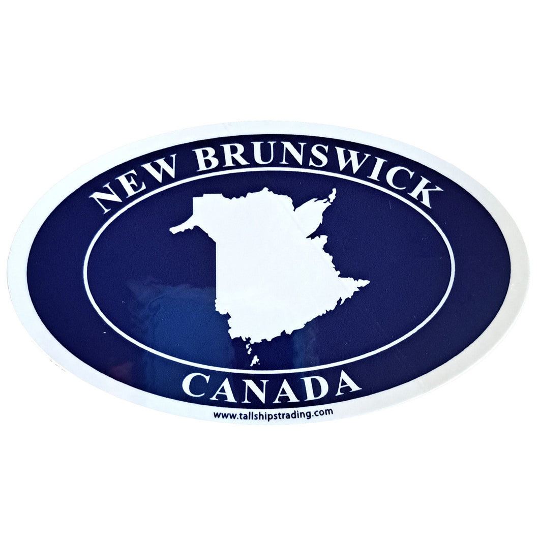 Autocollant <em>New Brunswick Map</em>