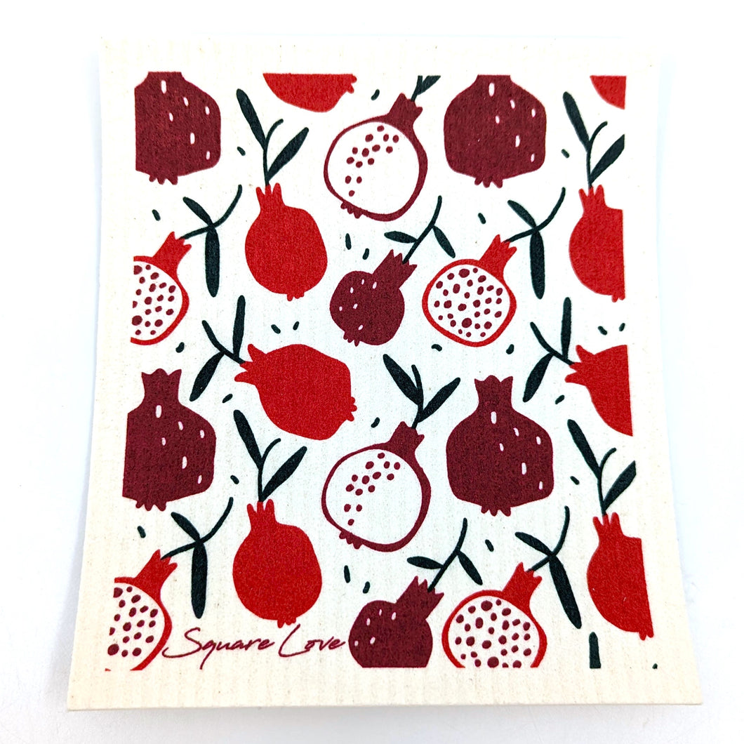 Pomegranate Sponge Cloth