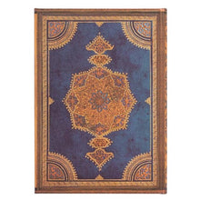 Load image into Gallery viewer, Safavid Indigo – Midi Unlined Wrap Journal
