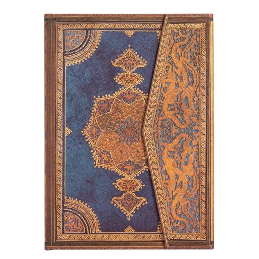 Carnet midi non ligné <em>Safavide Indigo</em>