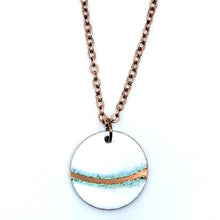 Load image into Gallery viewer, Seafoam Circle Necklace
