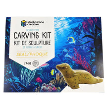 Load image into Gallery viewer, Seal Soapstone Carving Kit
