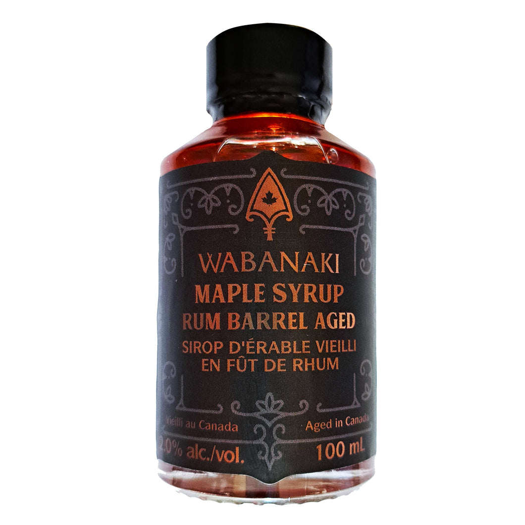 Sirop d’érable <em>Wabanaki</em> vieilli en fût de rhum