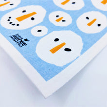 Load image into Gallery viewer, Snowmen Sponge Cloth
